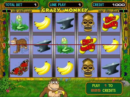Символы, сюжет и коэффициенты игрового автомата Crazy Monkey